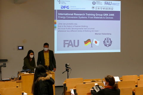 Prof. Webber (Speaker) and Julia Berger (Coordinator)