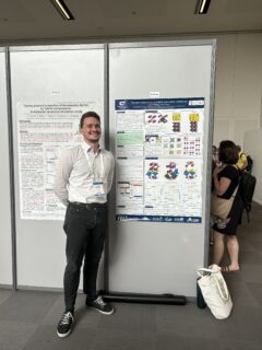 Samuele from Project L presenting his poster