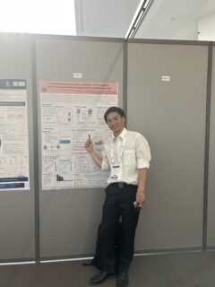 Takahito from NITech presenting his poster