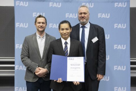 IGK 2495 Director Prof. Webber, IGK 2495 Doctoral Researcher Takahito Otsuka, Dean Prof. Kai Willner