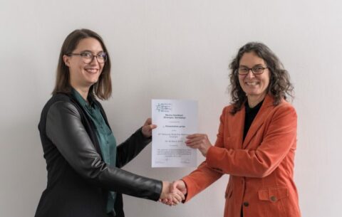 Zum Artikel "Congratulations to Marina for receiving the Lecture Award at the 36th Molecular Modelling Workshop 2024!"